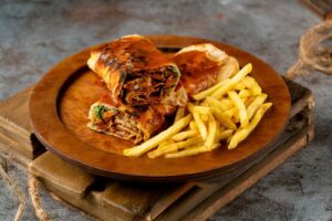 Kerala Fried Chicken Wrap